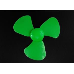 Green 3 Vanes Plastic Propeller Injection Molding 60mm Environmental Standard