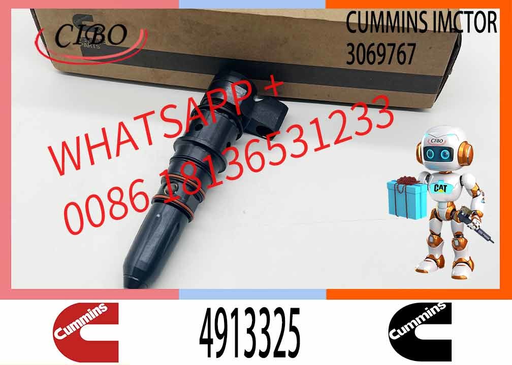 Excavator 3047973 4913325 3054233 3054228 Engine Common Rail Fuel Injector