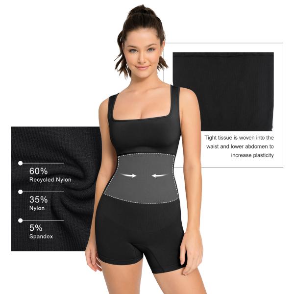 Seamless Body Shaping Shapewear Jumpsuit for Women by Hexin No Minimum Order Required