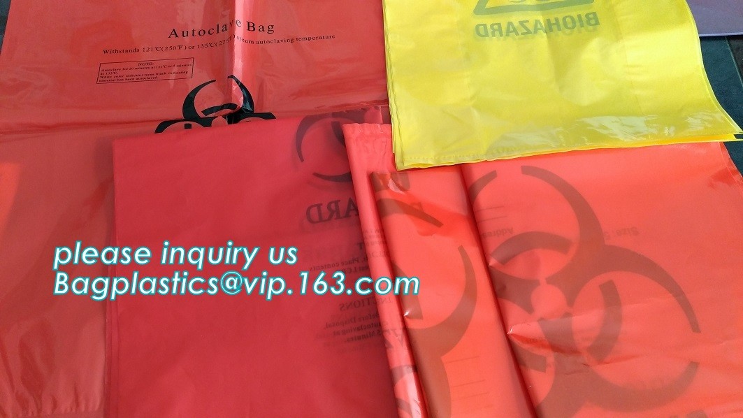 biohazard infectious waste bag, Medicine Envelope, PP Autoclavable, Medical Wast Bags Used in Hospital, bagease, bagplas