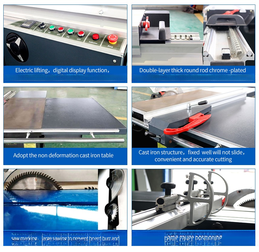 45 90 Degree Automatic Panel Saw Machine For Sandwich Woodworking