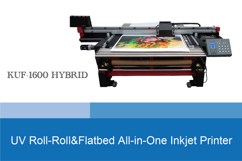 1.6M uv flatbed and roll printer KUF1600