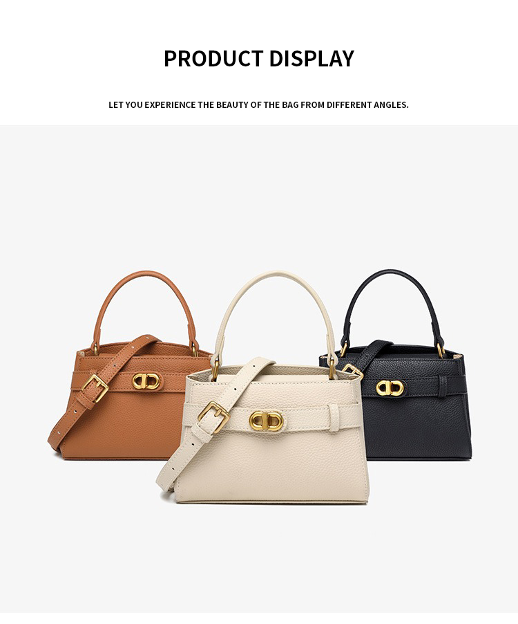 Simple Fashion Soft Cowhide Ladies Shoulder Bag Crossbody Bag for Women in Daily Life