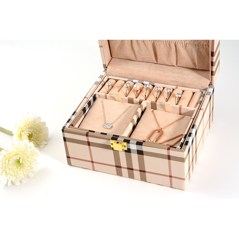 bule jewelry box makers cheap jewelry case