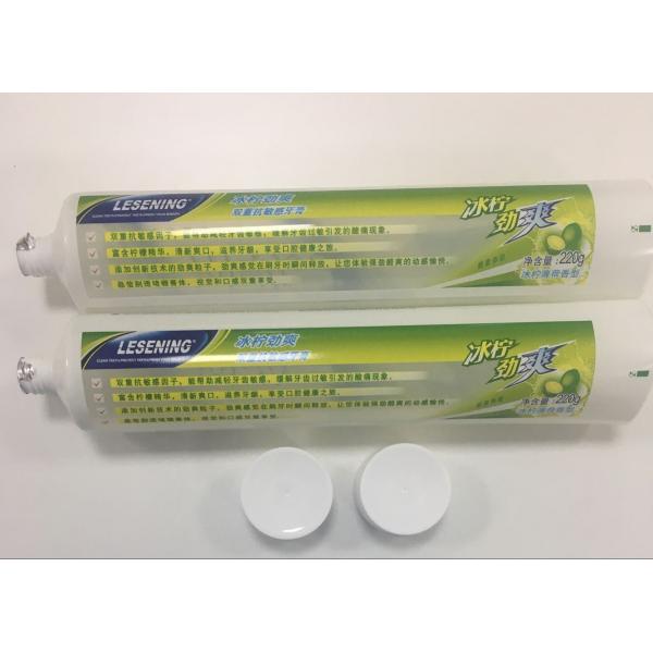 Transparent Desensitizing Toothpaste 220g Plastic Squeeze Tubes