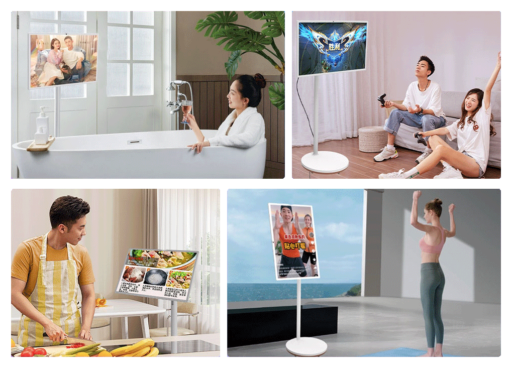 27 Inch 60Hz Refresh Rate HD Smart High-Quality Girlfriend Machine, System Android 12 1