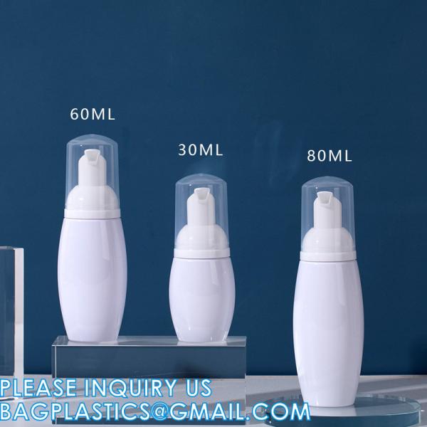 Foaming Dispenser Bottle, Travel Spray Bottle Container Cosmetics Bottle Transparent Dry Powder Spray Bottle