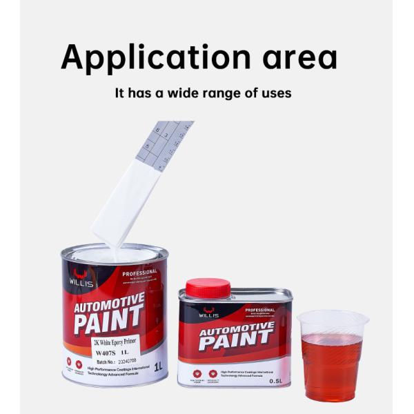 Hot Selling White Epoxy Automotive Primer Paint Corrosion Resistant Dry Grinding Automotive Epoxy Paint 2k Epoxy Primer