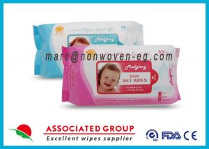 China Baby Wet Tissue Wipes / Individual Flushable Moist Wipes for Travel on sale