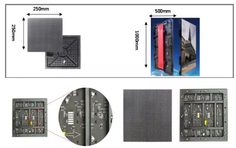 Rental p3.91 led display panel 500x1000mm outdoor led display screen advertising for stage