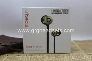 Quality Beats Alexander Wang gold urbeats Ear Phones  with 1:1 Original with Sseal Box Made in Chi wholesale