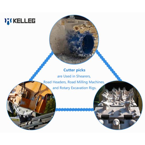 Foundation Drill Picks Tungsten Carbide Coal Mining Bullet Teeth for Construction Works