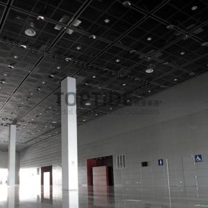 Quality Semi Transparent Roofing Wire Metal Mesh Ceiling Panel Perforated Suspension Aluminum False Ceiling wholesale