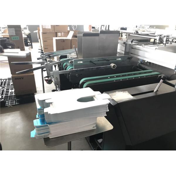 PLC Control Folder Gluer Machine , Window Repair Machine By Nylon Film Pasting