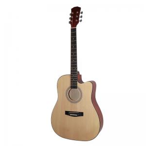 Quality Guitar Wholesale 6 String 40 inch Spruce Veneer acoustic electric Guitar for beginner wholesale