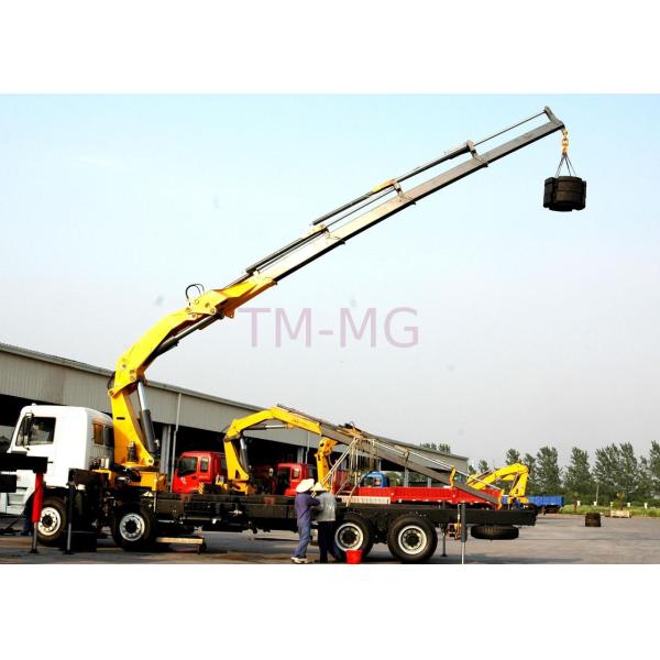 Durable Safety 14 Ton Lifting Articulated Boom Crane , CE Certification