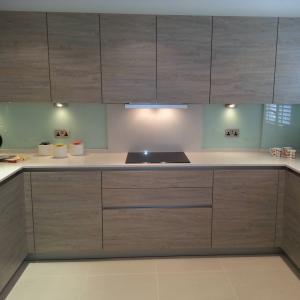 Custom Furniture Kitchen Cabinets Melamine Wood Grain Kitchen Cabinets