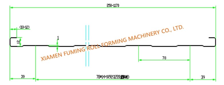 Profile Sandwich Panel Roll Forming Machine Customized High Precision