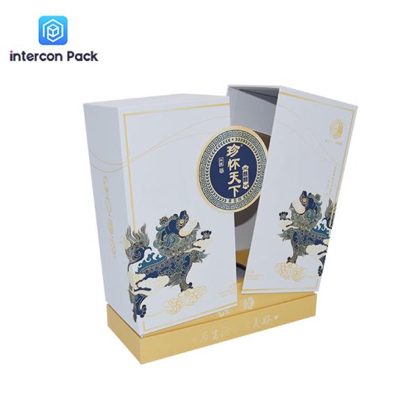 6.34x4.06 Inch Luxury Jewelry Gift Box CMYK Single Bottle Wine Gift Box