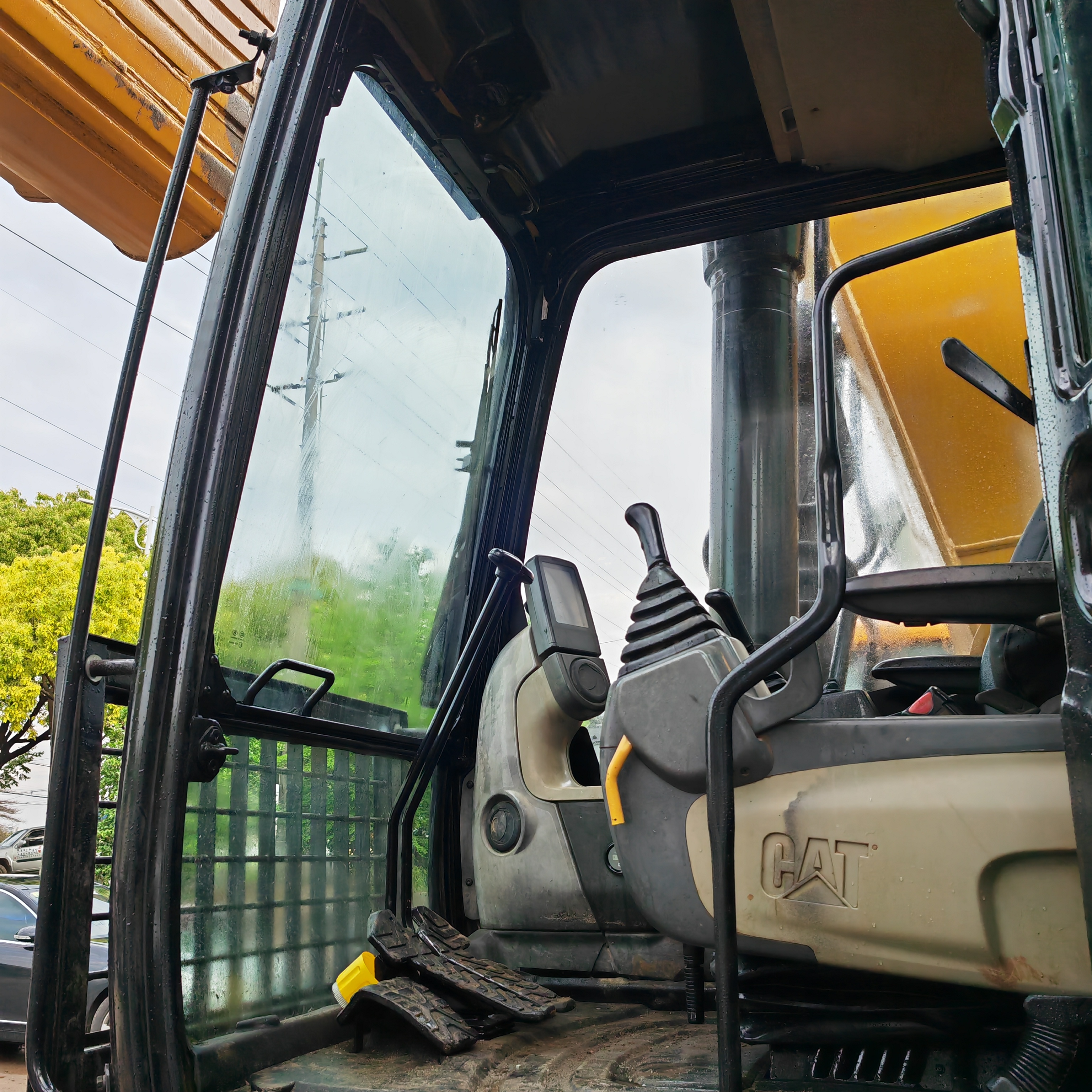 yellow color high digging power used cat336d /second hand excavator cat336d on sale
