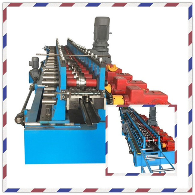 High Efficiency Steel Door Frame Machinery With Chain Or Gear Box Driven System