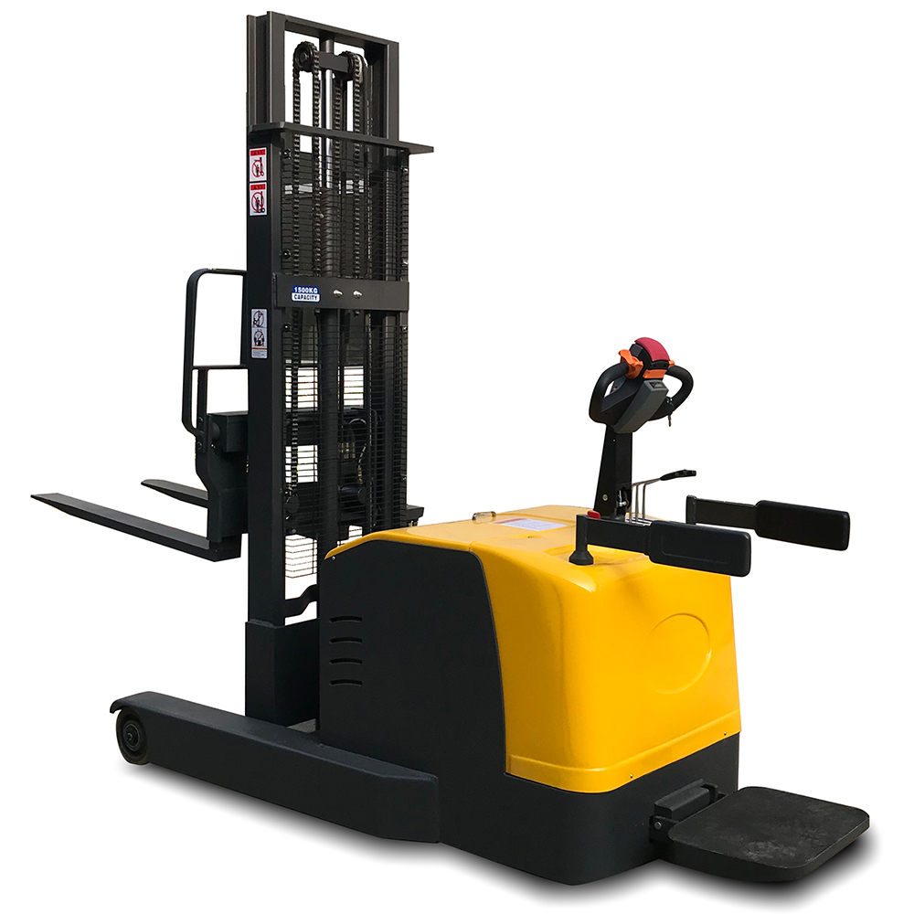 4.5m 1.5T Fully Electric Front Shift Balanced Two Way Three Mast Stackers