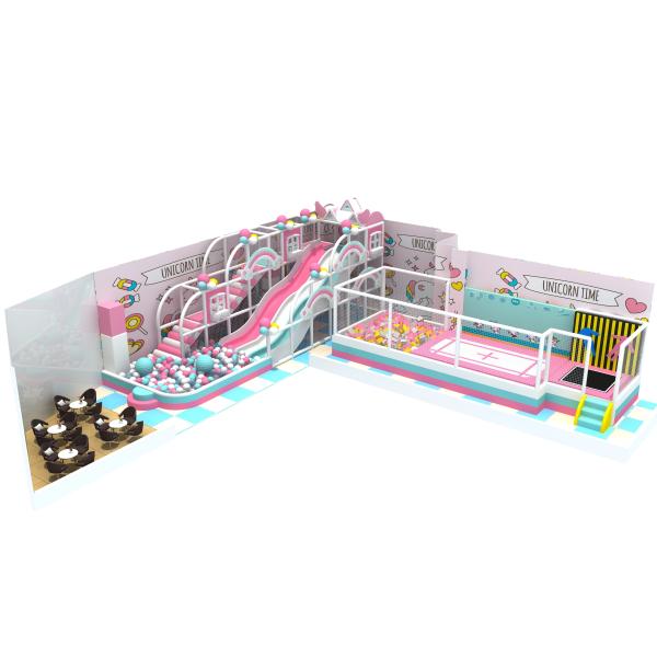 Candy House childrens soft play area , Anti crack indoor foam play structures