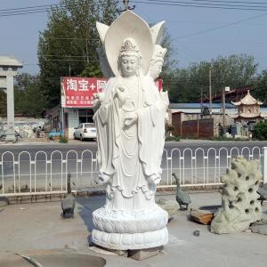 China White Custom Marble Sculpture Outdoor Religious Statue on sale