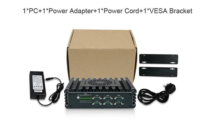 1*PC+1*Power Adapter+1*Power Cord+1*VESA Bracket