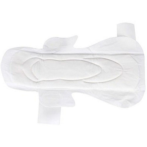 Breathable Backsheet Organic Cotton Sanitary Pads Double Wings