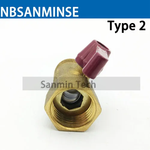 Ball Valve Air Compressor Parts G 1/2 G 1/8 1PC NBSANMINSE