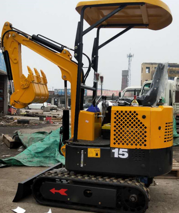 Medium Size Hydraulic Crawler Excavator 0.035CBM Bucket Capacity 1796kg Machine Weight