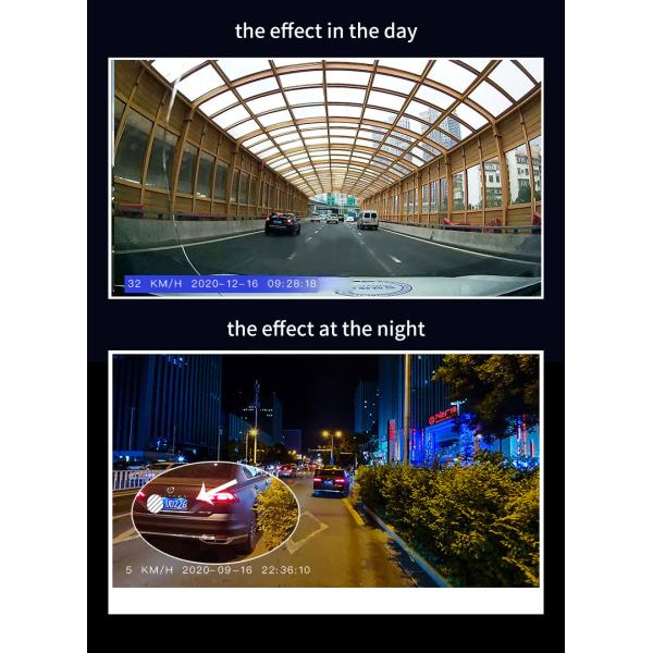 Stream Media Mirror Car DVR Camera 9.66 Inch 64GB FHD HD Rear View Mirror Recorder