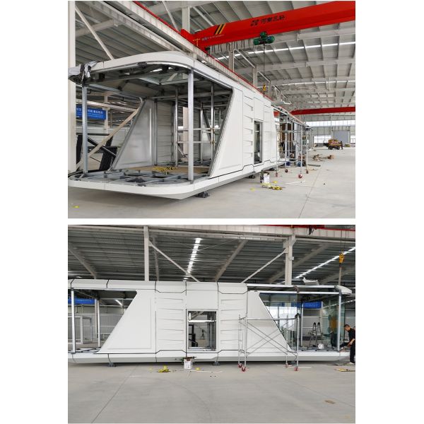 Russia Custom Luxury Capsule House Quick Install Modular Prefab Pod Home / Mobile Apple Cabin Factory