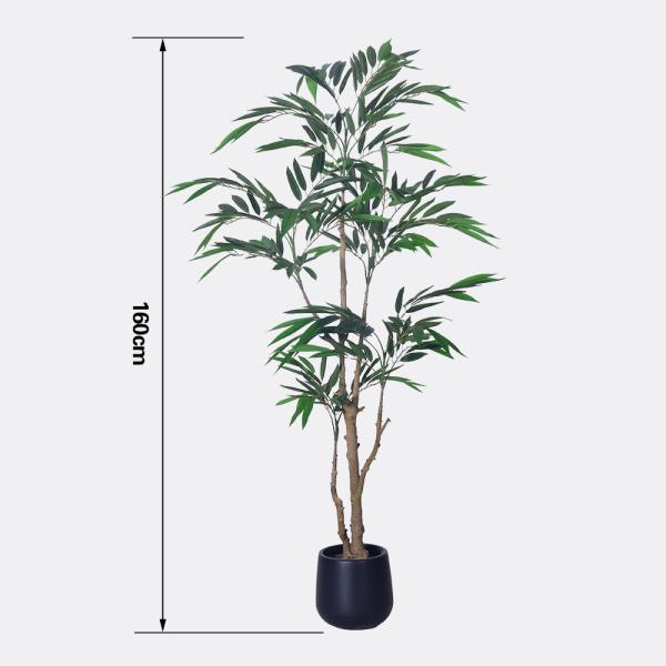 Factory wholesale artificial weeping fig tree 5.2ft 6ft faux ficus plant​ for home living room decor