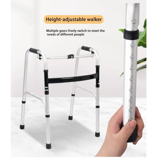 Customized Convenient Crutches And Walkers Aluminum Alloy Walker For Elderly
