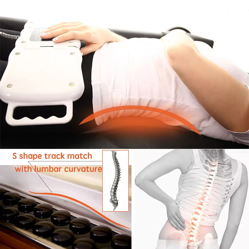 Korea Seragem Electric Massage Bed Body Acupressure Bed Jade Roller Stone Infrared Thermal Massage Bed In Massage Table