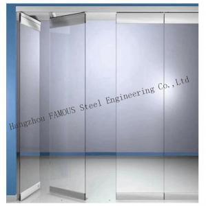 China Sliding Panel Acoustic Movable Glass Partition Walls Double Glazed 100mm on sale