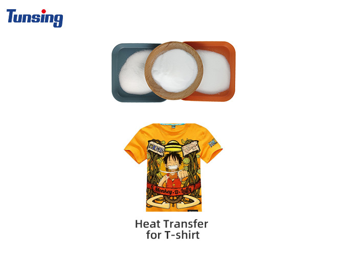 DTF Printing Cotton Fabric White Heat Transfer Hot Melt TPU Powder DTF Powder