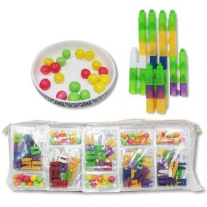 Quality Novelty Puzzle DIY Building Blocks Toy With Compressed Candy wholesale