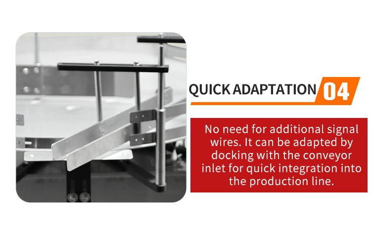 Low Energy Consumption Rotary Bottle Unscrambler Industrial Turntable Machine