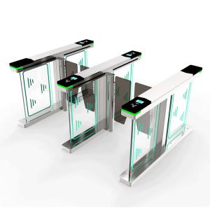 AC110V Sliding Security Gates 50W High Speed Turnstile Entry Systems