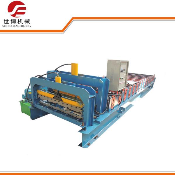 Cheap Galvanized Steel Roofing Sheet Making Machine PLC Control 3-6m/Min Speed for sale