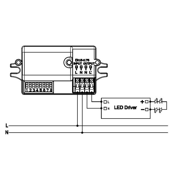 120-277VAC Microwave Motion Sensor MC090S U Batch Over FCC Superior Immunity