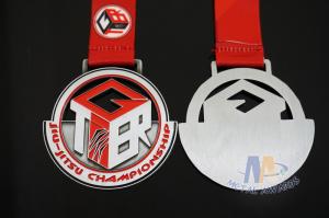Metal Sports Soft Enamel Custom Award Medals Swmming Marathon Events Antique Silver Plating Medallion