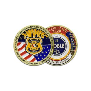 Quality High Precision Police Commemorative Coin Hard Enamel Souvenir Coin wholesale