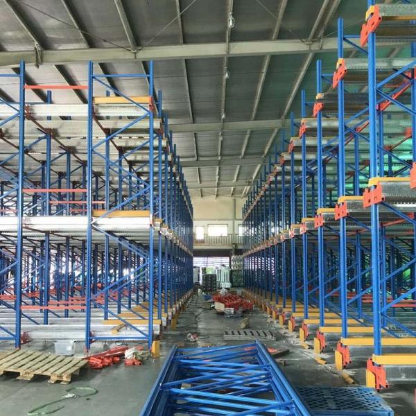 Drive In Rack system showing multiple levels of heavy-duty storage