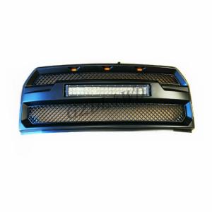 China Black Front Grill Mesh With LED Light Bar 15 17 F150 Raptor Accessories on sale