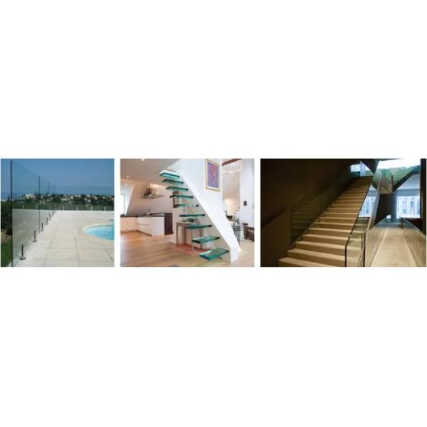 8 10 12 mm Clear Tempered Building Toughened Laminated Safety Glass for Window Door Stair Railing