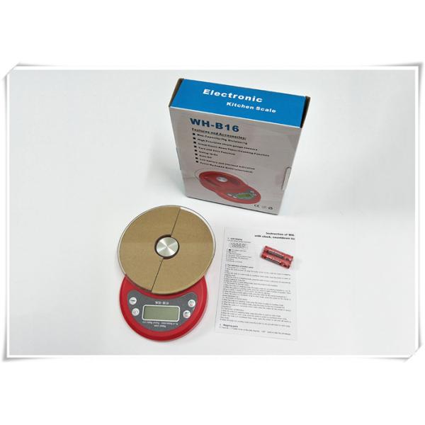 5000g Max Weight Tempered Glass Digital Scale With Backlit LCD Display